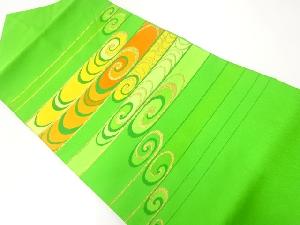 観世水模様織出し名古屋帯